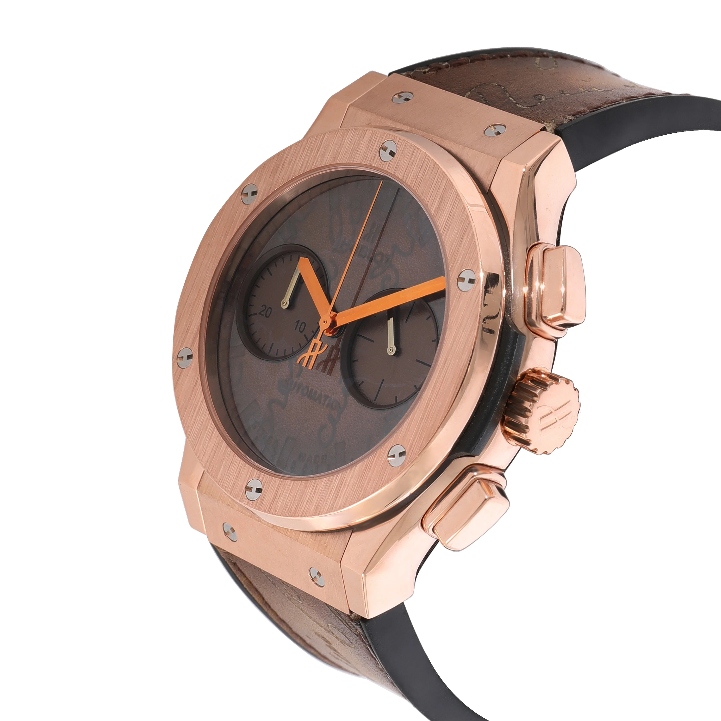 Berluti Scritto King Gold 521.OX.0500.VR.BER17 Mens Watch in  Rose Gold - Image 3