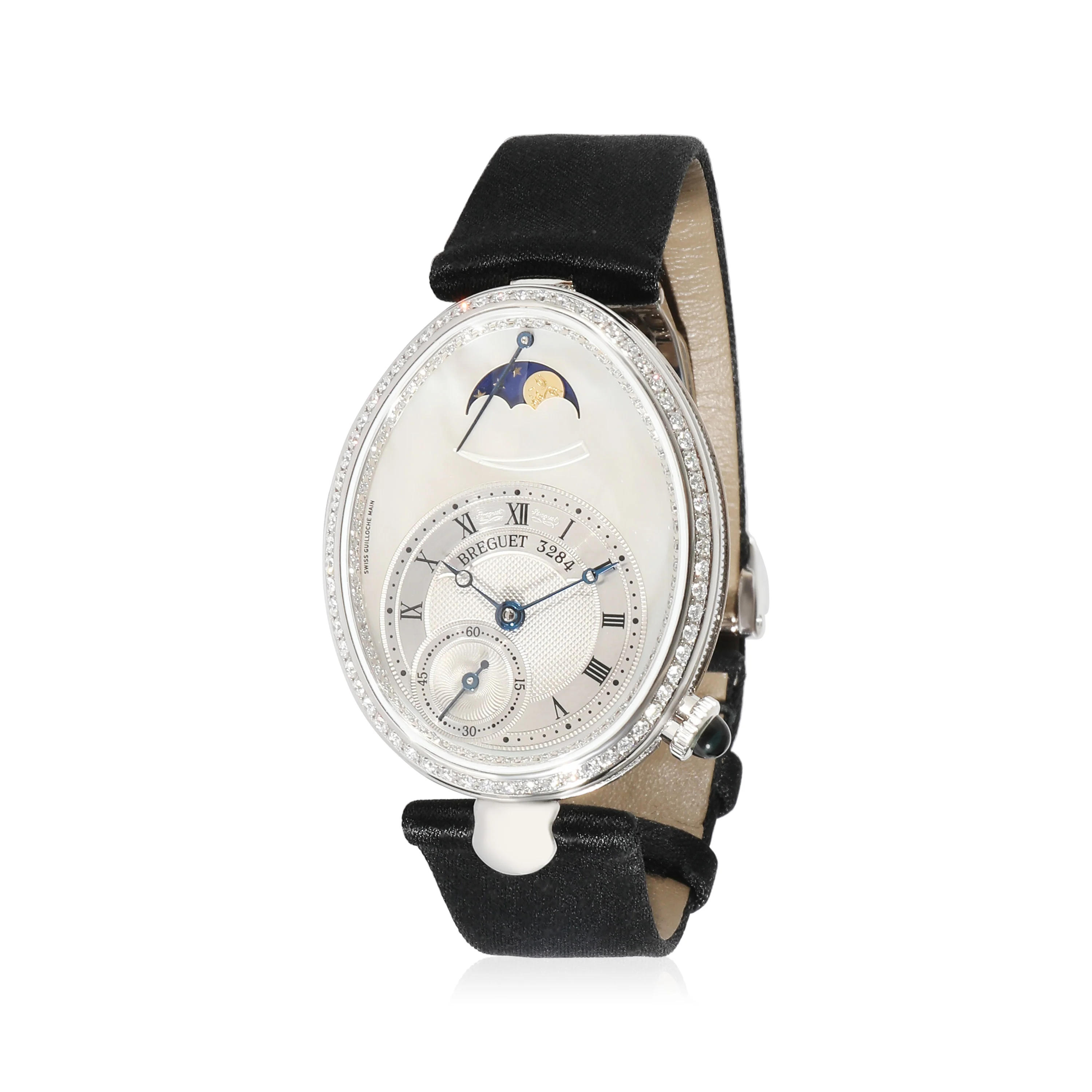 Queen of Naples 8908BB/52/864D00D Womens Watch in 18kt White Gold - Image 5