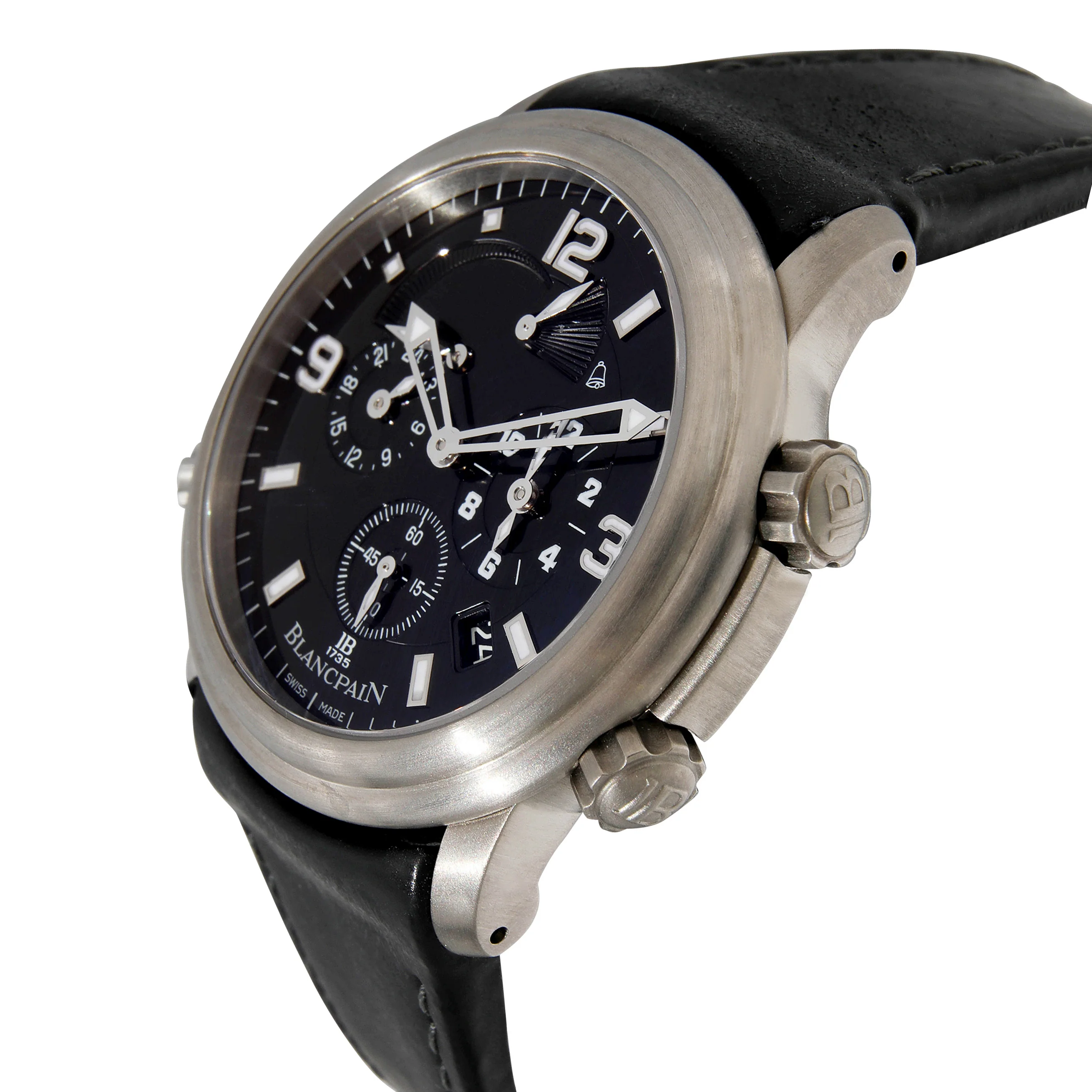 Leman Reveil GMT 2041-1230-63B Mens Watch in  Titanium - Image 3