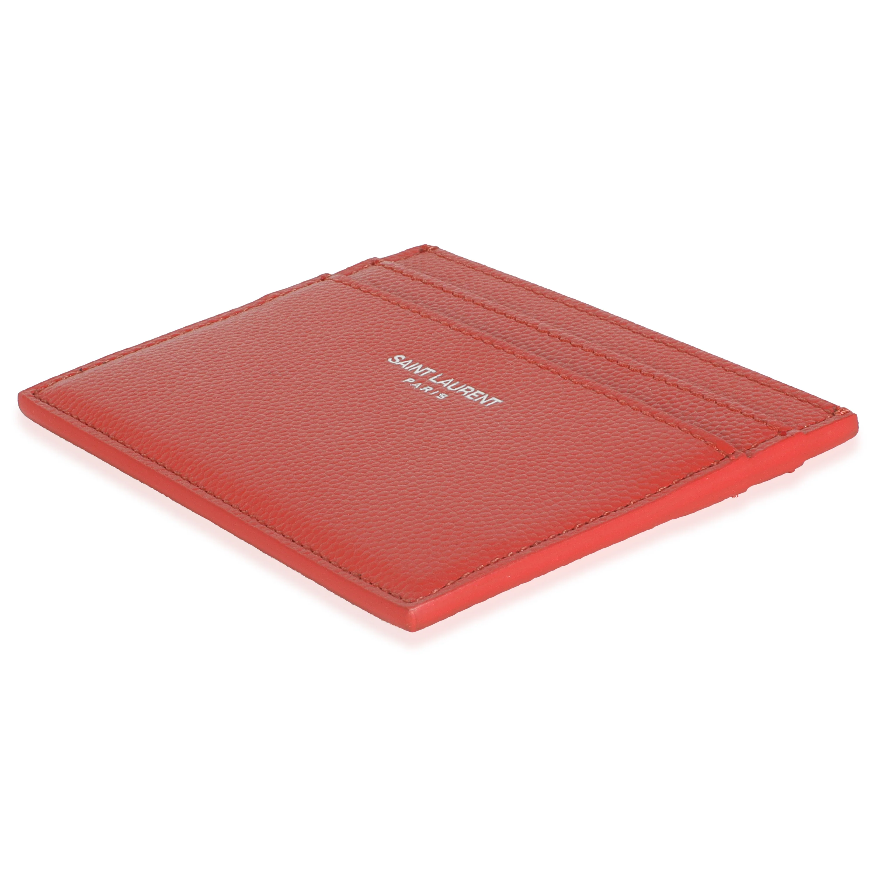 Red Grain De Poudre Credit Card Case - Image 7