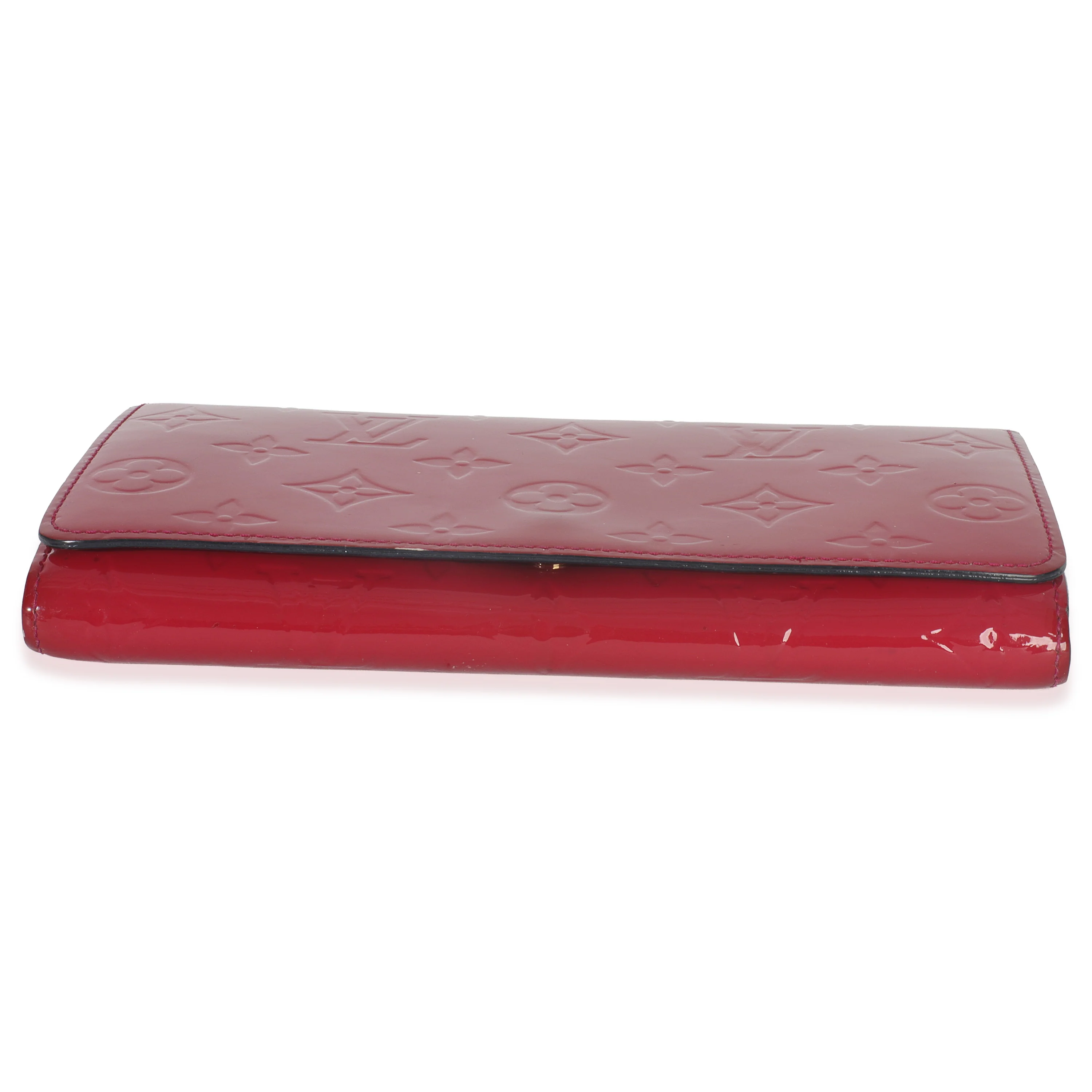 Rose Pop Monogram Vernis Sarah Chain Wallet - Image 3